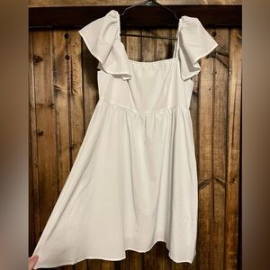Amazon White Dress size Large (fits like a medium)